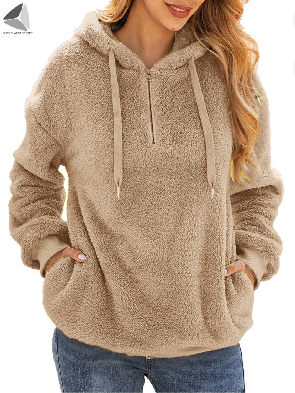 Cozy Fleece Sweatshirt Pullover Hoodie